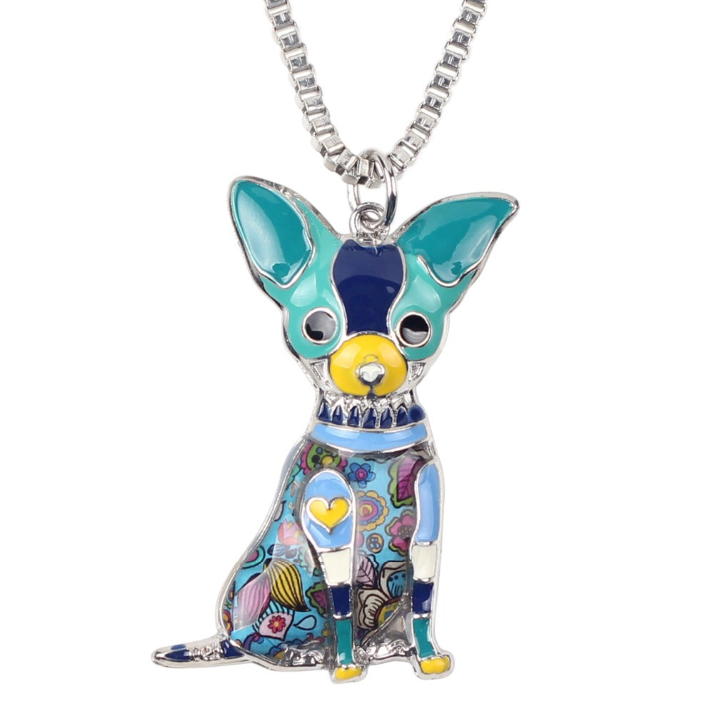 Lovely Beagle Puppy Pendant Necklace