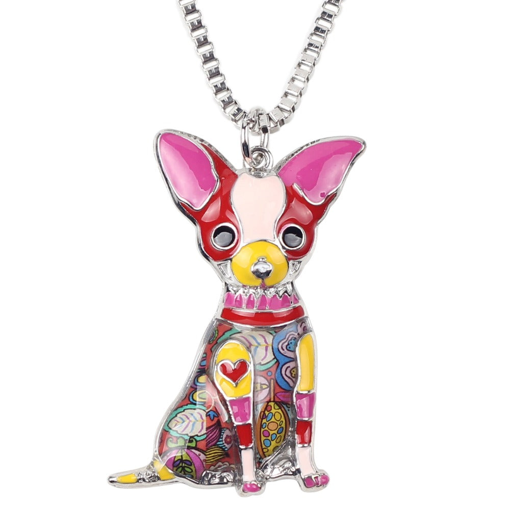 Lovely Beagle Puppy Pendant Necklace