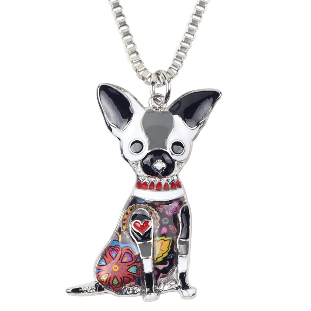 Lovely Beagle Puppy Pendant Necklace