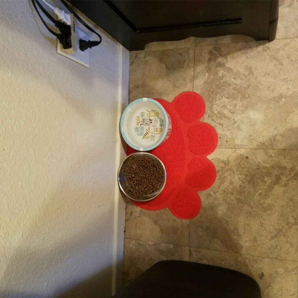 Cute Dog Paw Feeding Mat