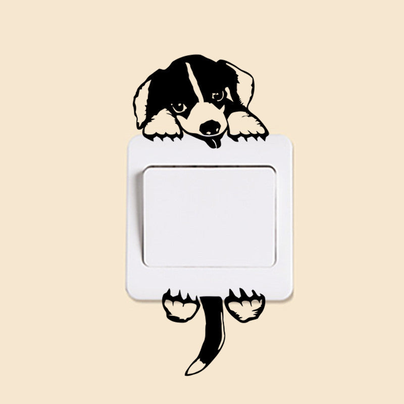 Puppy Beagle Light Switch Stickers
