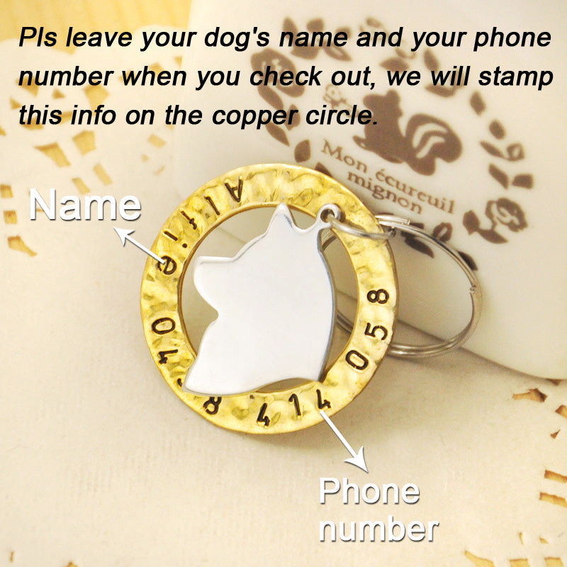 Personalized Beagle Dog ID Tag