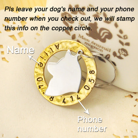 Personalized Beagle Dog ID Tag