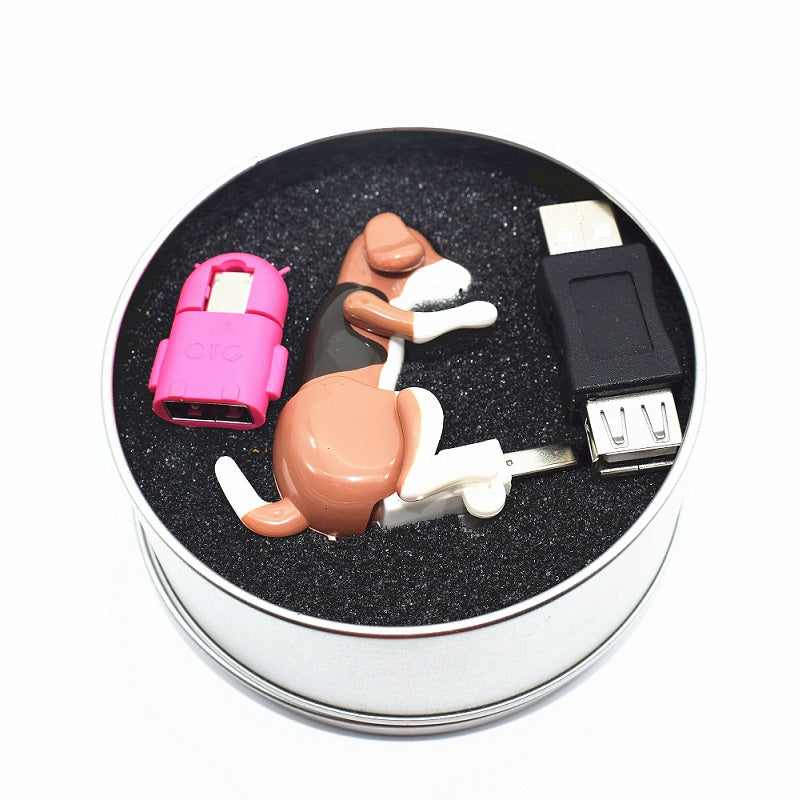 Cute Dog Flashdrive Set