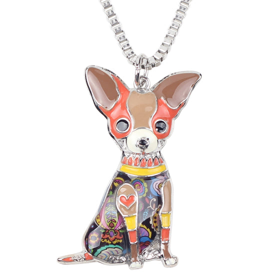 Lovely Beagle Puppy Pendant Necklace