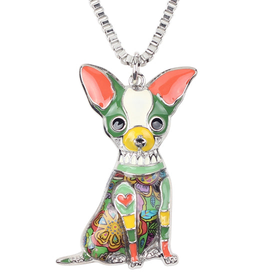 Lovely Beagle Puppy Pendant Necklace
